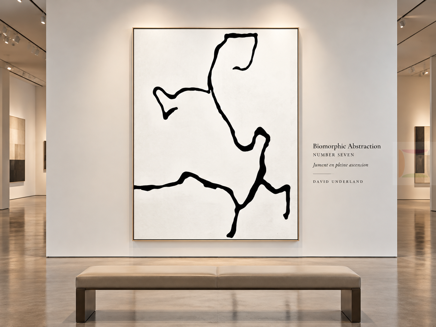 Biomorphic Abstraction, Number Seven Jument en pleine ascension